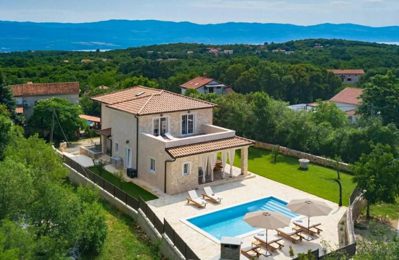 Villa Lulu Kamena Villa S Maslinikom Otok Krk Dobrinj Selo Gostinjac Đảo Krk Ngoại thất bức ảnh